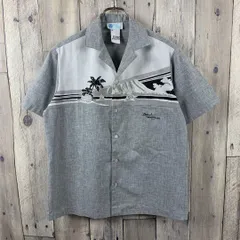 OLD ISLAND FEELING 90s 米国製 半袖 開襟 シャツ S