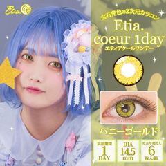【新品・未使用品・メール便発送】（度なしのみ）エティアクールワンデー ③ コスプレ カラコン コンタクトレンズ