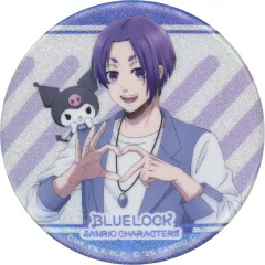 【中古】バッジ・ピンズ 御影玲王×クロミ 「ブルーロック×サンリオキャラクターズ PremiumShop 第2弾 グリッター缶バッジ」