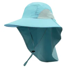 【★人気商品★】[Clape] 日焼け止め防止 帽子 UPF 50+ メンズ レデイース サファリハット メッシュ 撥水 UVカット 日除け帽子 速乾 軽薄 通気性 あご紐付き 登山帽子 紫外線対策 つば広 折りたたみ 夏 ガーデニング 農作業用 帽子 釣り帽