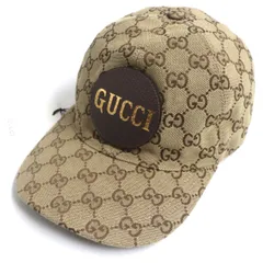 未使用品▽GUCCI グッチ 576253 GGキャンバス ロゴレザーラベル ベース