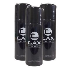 CAX　カックス　クイックヘアカバースプレー　ブラック　３本セット