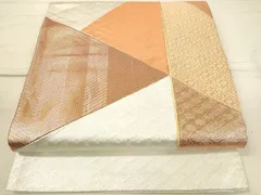 平和屋着物◎太鼓柄袋帯　切嵌　吉祥文　金銀糸　逸品　DAAI3789tw