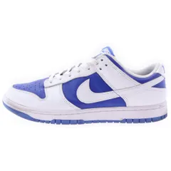 NIKE (ナイキ) DUNK LOW RETRO RACER BLUE AND WHITE DD1391-401 ダンク ローカットスニーカー ホワイト/ブルー US10/28cm
