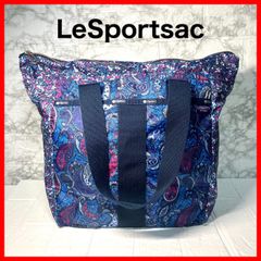 ✨LeSportsac レスポートサック リバティプリント コラボ ペイズリー 青 花柄