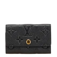 ルイ ヴィトン モノグラム アンプラント ミュルティクレ6 キーケース 6連 M64421 ノワール ブラック レザー レディース LOUIS VUITTON【1-0224594】