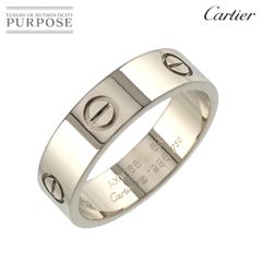 カルティエ Cartier ラブ #63 リング K18 WG ホワイトゴールド 750 指輪 Love Ring 90239459