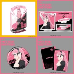 타임 세일 가격 인하 [신품] [보치·자·룻쿠!] 고토 혼자 4점 세트(아크릴 이어폰 스탠드·아크릴 스탠드·캔 배지·A4 클리어 파일 각 1종)Bocchi the Rock! – Hitori Gotoh