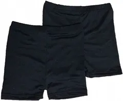 Puchihapi(プチハピ) 重ね履き スパッツ オールシーズン キッズ ブラック 2枚組(ブラック２枚組,  150)