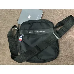 トミーヒルフィガー TOMMY HILFIGER クロスボディ TH MOTO MINI2 斜め掛け ボディバッグ 黒