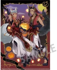 【中古】クリアファイル スカラビア寮(スケアリー・ドレスVer) A4シングルクリアファイル 「ディズニー ツイステッドワンダーランド」