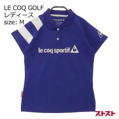 LE COQ GOLF ルコックゴルフ 半袖ポロシャツ ブルー系 M [240001987166]#
