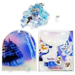 【中古】アクリルスタンド・アクリルパネル 雪ミク 立体アクリルスタンド 「SNOW MIKU 2020」