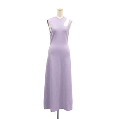 Mame Kurogouchi マメクロゴウチ Knitted Hole Dress ホールニット ワンピース STUDIOUS別注色 パープル 1 MM22SS-KN516
