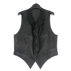 Yohji Yamamoto POUR HOMME ジレ ベスト　94ss M yohji yamamoto - pour homme | 身頃二重切り替えベスト (メンズ