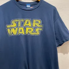 古着　XL  半袖　tシャツ　青色　ブルー　アニメ　スターウォーズ　star wars  映画