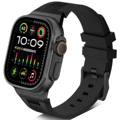 【新品】 【2025新版】コンパチブル アップルウォッチ バンド 42/44/45/46/49mm, Apple Watch バンド 対応 耐衝撃防水設計 メンズ向け高級交換用ベルトWatch Ultra2/Ultra Series 10 9 8 7 6  1