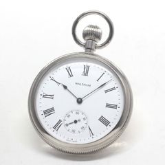 絶版モデルのウォルサム（WALTHAM）社製/ヴィンテージウォッチ /　懐中時計/ローマン数字　オープンフェイス　/waltham-107