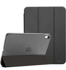 ★ProCase iPad 11世代/10世代 ケース iPad（A16）11インチ 2025/10.9インチ 2022通用 軽量 耐衝撃 三つ折り スタンド スマートカバー（シャドウブラック）