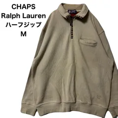 CHAPS　ラルフローレン Ralph Lauren チャップス　ハーフジップ　プルオーバー　M