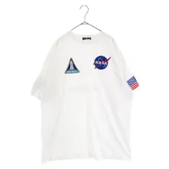 BALENCIAGA (バレンシアガ) 21AW NASA SPACE ナサ スペース パッチ 半袖Tシャツ カットソー ホワイト 651795 TKVD7のサムネイル