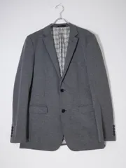 BURBERRY BLACK LABELバーバリー ブラックレーベル 裏地チェック ニットジャージーストレッチ2Bテーラードジャケット【L】【MJKA77189】