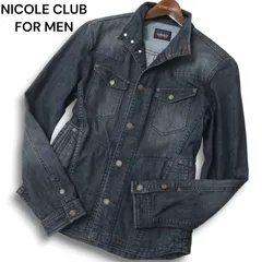 NICOLE CLUB FOR MEN y2k グランジ　デニムジャケット NICOLE CLUB - ニコル クラブ ジージャン デニム ジャケット
