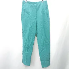 ◇ Θ ZARA ストレートパンツ サイズM グリーン レディース E  【1409100047721】