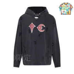 【今日特価】Thug Club 炒色炒塩 Star & Moon Hoodie