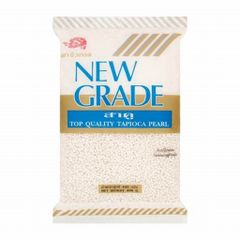 NEW GRADE WHITE TAPIOCA PEARL 400g　x１０袋　/　ニューグレード　タピオカパール　ホワイト (sago)
