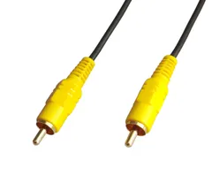 【迅速発送】RCA ピンケーブル 3m 極細 ビデオケーブル 1ピン (オス) - 1ピン (オス) 3m 17C-2V-030M