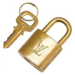 ルイ ヴィトン カデナ 南京錠 キー セット ゴールド メッキ レディース LOUIS VUITTON【1-0222688】