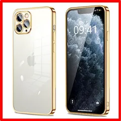【匿名配送】 iPhone 11Pro_ゴールド iPhone11Pro ケース クリア カメラ保護 薄型 軽量 変形防止 人気 スリム ソフト アイフォン 1