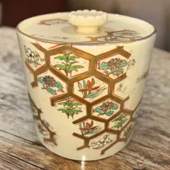 京焼 清水焼 陶あん 色絵付け 玉湯呑（白地×紅葉） : 陶あん