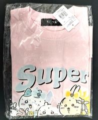 ちいかわ 超まじかるちいかわ Tシャツ Super NANTOKA NARE～！！ ベビーピンク Mサイズ