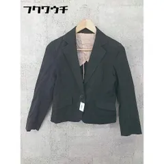◇ tendance par Ray BEAMS 1B シングル 長袖 テーラード ジャケット サイズF ブラック レディース 【中古】 【1002802514883】のサムネイル