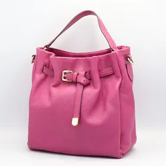 良品 コールハーン パープル レザー ゴールド金具 ハンドバッグ レディース 2000000 NSK OMI