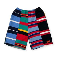 CANTERBURY カンタベリー ボーダー アグリーショーツ スウェット ハーフパンツ ショートパンツ XS /マルチ/ラグビー/ラガー/男女でも