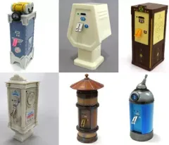 【中古】トレーディングフィギュア 全6種セット 「ディズニー ミニチュアフィギュアコレクション ファストパス発券機 第2弾」