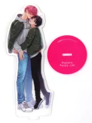 【中古】アクリルスタンド・アクリルパネル メインビジュアル アクリルスタンド 「路地裏プッシーキャット」 G-Lish10周年×SMILE BASE CAFEグッズ