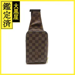 使用感少✨ ルイヴィトン ダミエ ジェロニモス ボディバッグ クロスボディバッグ 美品◇ルイヴィトン ダミエ エベヌ ジェロニモス ボディバッグ