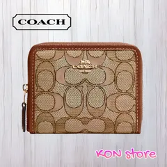 コーチ COACH コインケースCH389 IMVGB カーキ/サドルマルチ