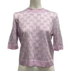 も*も様 【新品未使用】GUCCI 半袖ニット gg サマーニット　Sサイズ 2222007690017.jpg