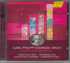[2CD/Hanssler]C.P.E.バッハ:7つのフルート・ソナタWq123-129&フルート・ソナタ変ロ長調Wq130他/ドロテア・セール(tr-fl)&クリストフ・ハンマー(h-fl) 2015.2