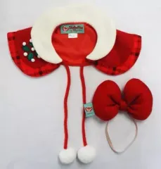 【中古】ぬいぐるみ シェリーメイ(ダッフィーのクリスマス) コスチュームセット(ぬいぐるみ用衣装) 「クリスマス・ウィッシュ2010」 東京ディズニーシー限定