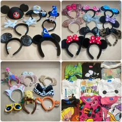 ★ Disney ディズニー ディズニーリゾートグッズ 32点 まとめ商品 帽子 カチューシャ サングラス ヘアバンド Tシャツ ミニーカチューシャ  3.60kg
