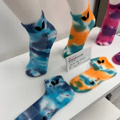 展示会限定品 在庫限り 卓球ソックス Butterfly バタフライ　BTYタイダイ・ソックス Lサイズ