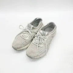 ◇ Θ adidas アディダス ブランドロゴ入り ローカットスニーカー サイズ22 グレー系 レディース E  【1502200004318】