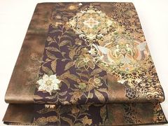 ☘️新品未使用*上質な長襦袢*雪輪花芝地紋*暈し染め*逸品*嬉しいロング丈♡ 平和屋着物□長襦袢 無双仕立て 雪輪吉祥花文 暈し染め 正絹