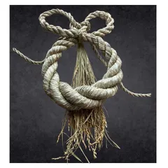 リース おしゃれしめ縄 玄関 シンプルモダン人気しめ飾り お正月飾り 凛としたおしゃれなモダンしめ縄 shimenawa (雲流稲穂) umemusubi NEKOMI